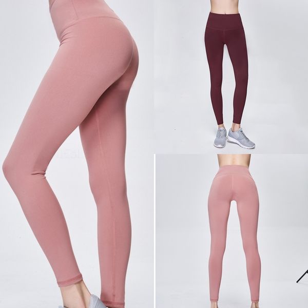 

2020 new women high waist tight sports elastic solid color fitness yoga knee mens tight yoga pant length pants, White;red