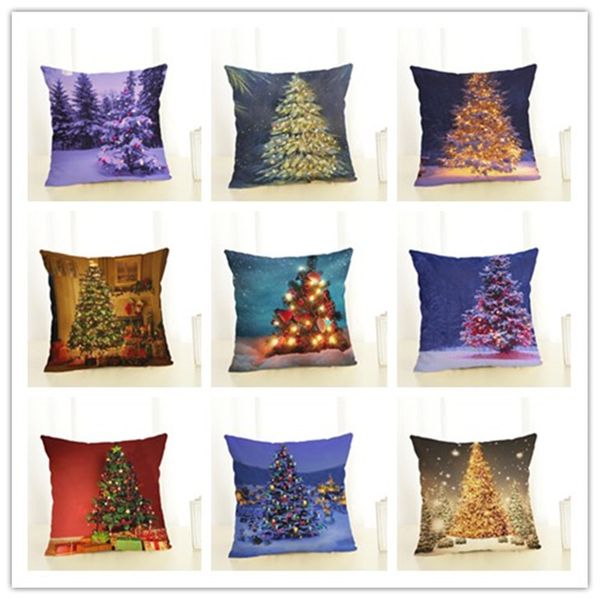 

45x45cm christmas pillow home cushion decorative for home pillow cover christmas gifts textile thanksgiving