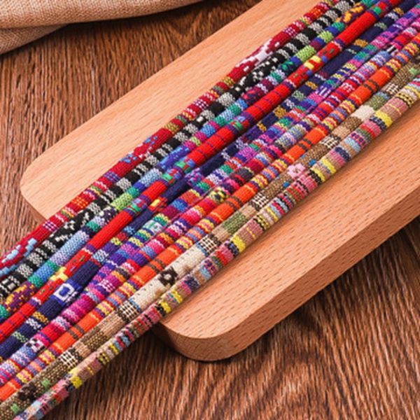 

1 pcs bohemian ethnic style handmade woven eyeglasses strap rope sunglasses neck cord glasses string for sport czl8610, Silver