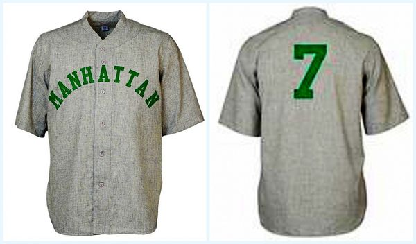 

Manhattan College 1947 Road Jersey Any Player or Number Stitch Sewn All Stitched High Quality Free Shipping Baseball Jerseys