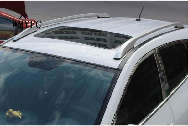 

aluminium alloy carrier roof rack side rails bars outdoor travel luggage car accessories for kia sportage 2011 - 2015