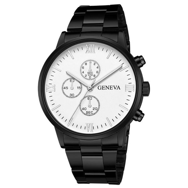 

2020 fashion men stainless steel analog quartz wrist watch bracelet sport watch clock relogio masculino, Slivery;brown