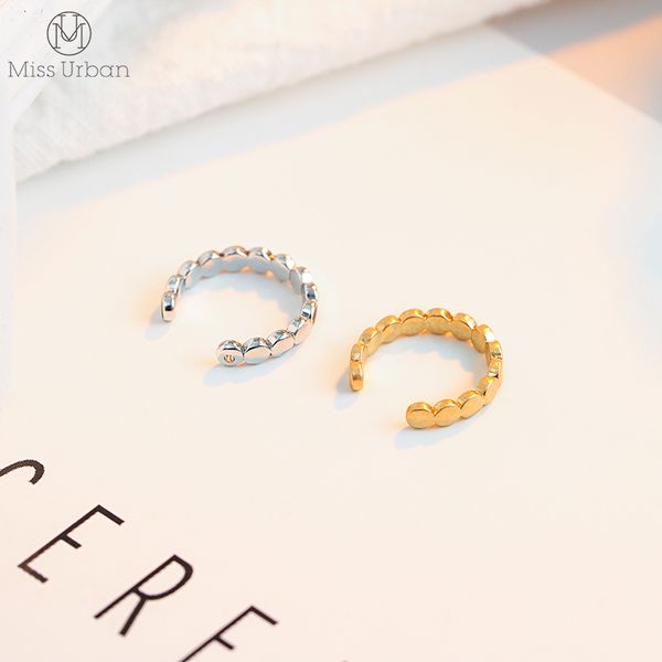 

unique design single silver/gold color clip earring for women handmade ethnic cute charming date gift earrings jewelry