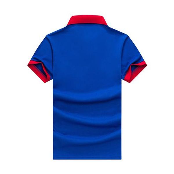 

running short sleeve trendy men's quick-drying round neck short-sleeved lapel t-shirt wo-26, Black