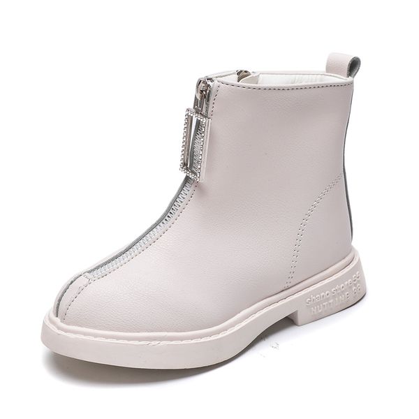 

kids shoes 2019 kids fashion autumn shoes new baby girls rhinestone soft brand boots children black white princess boots 938, Black;grey