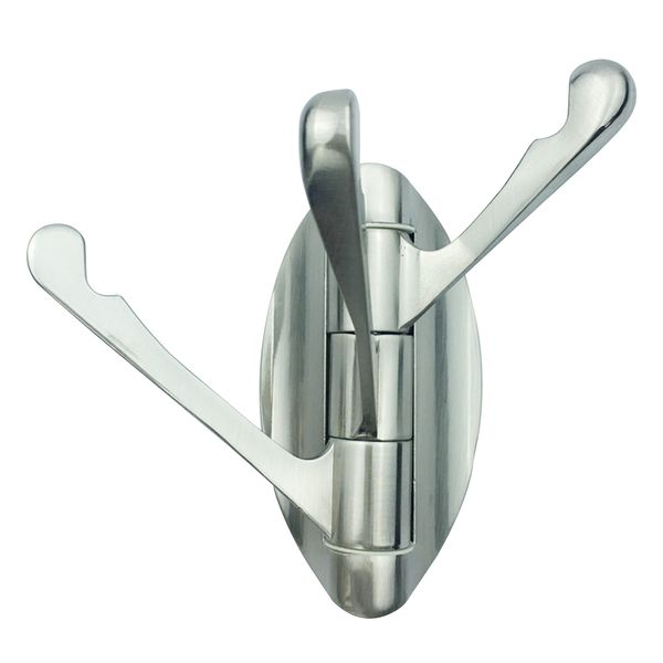

home storage organization hooks swivel hook foldable triple towel clothes hanger wall mount hook for bathroom kitchen bedroom