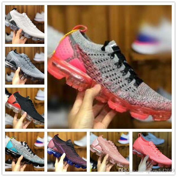 

2019 new brand 2 0 running hoe air cu hion men women white black olive in metallic ilver port neaker whole ale