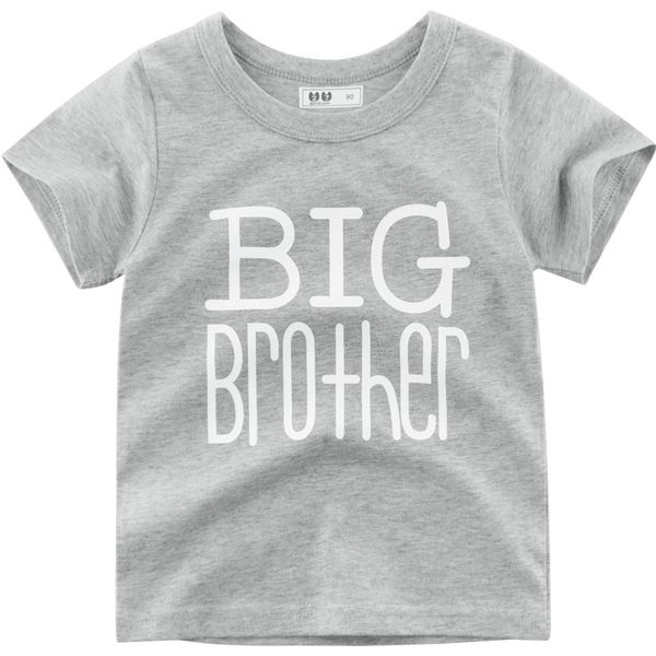 

summer kids letter t shirt children fashion boys clothes, Blue