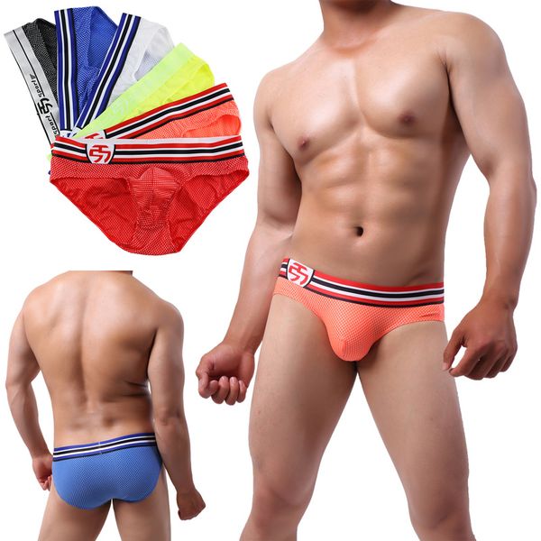 

sexy men трусы белье дышащий горн мешок скольжению homme gay трусы трусы summer beach wear бикини бандаж трусы, Black;white
