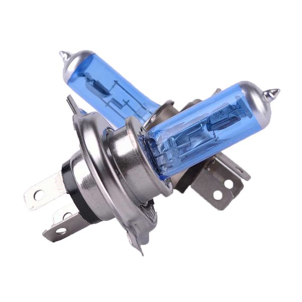

car h4 hid xenon halogen white headlight 12v 100/90w halogen bulb lamp light 2pcs