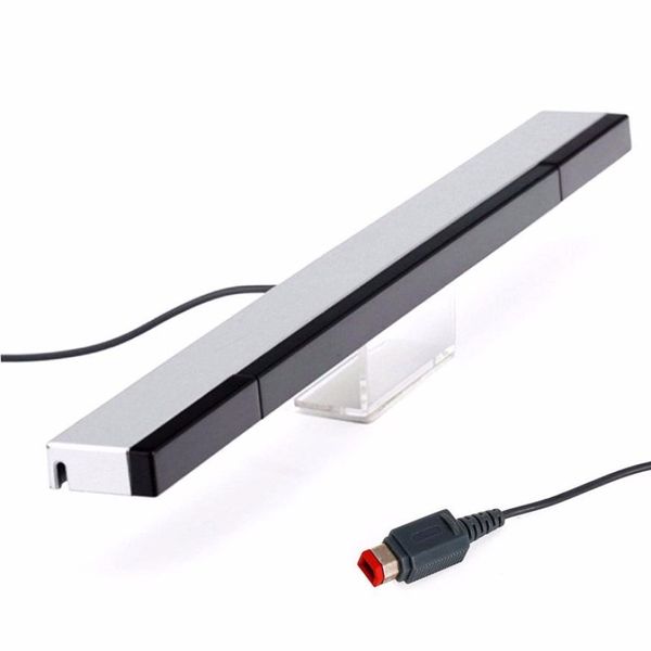 En Kaliteli Kablolu Kızılötesi IR Sinyal Ray Sensörü Bar / Nintendo Wii Uzaktan Hareket Sensörleri için Alıcı