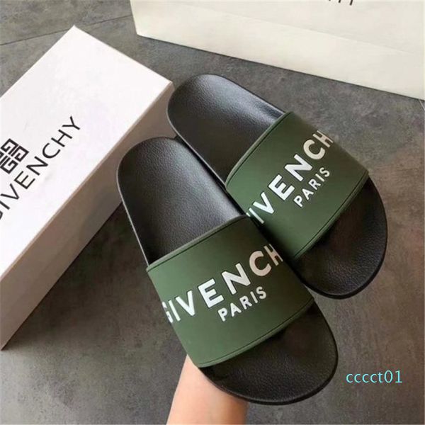 

designer rubber slides sandals slipper soft bottoms jvenci flip flops women striped beach causal slipper with box us5-11 ct01, Black