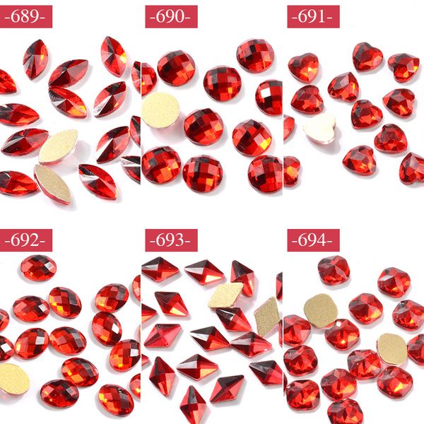 

mancel lin decorations new year red flat nails glass drill shiny drill marriage bed with its bright red, Silver;gold