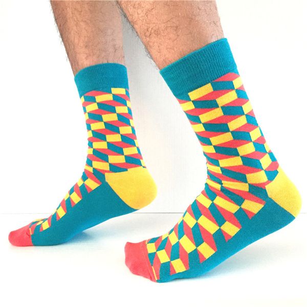 

10pairs/lot brand quality mens socks combed cotton colorful happy funny sock autumn winter warm casual long men compression sock, Black