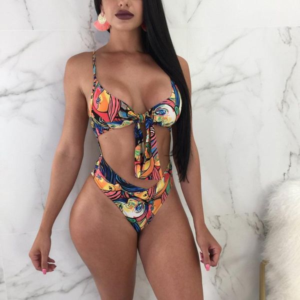 

bandage swimsuit bikini push up swimwear women high waisted girls bathing suit tankini swimsuits women biquini