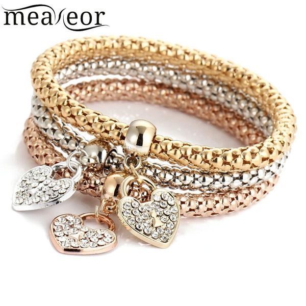 

women fashion chain corn string stretch popcorn casual, party 7cm/2.7inch charm strand bracelets gifts, Black