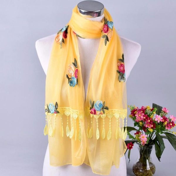 

2020 brand scarf women's leaves flowers long shawl spring and autumn echarpe high-quality lady elegant hijab wrap, Blue;gray