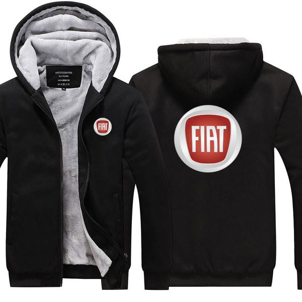 

new winter for male thicken fiat sweatshirt hoodies zipper thicken coat casual, Black