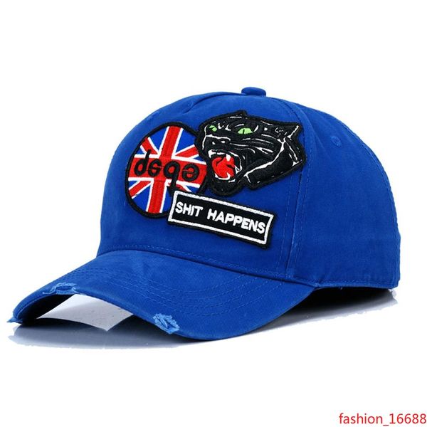 

dsqicond2 luxury men's hat ladies caps classic letter embroidery baseball cap truck driver hat four seasons universal outdoor street tr, Blue;gray