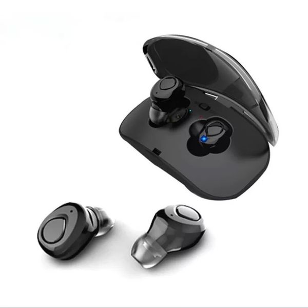 

mini wireless earbuds stereo sports earphones x18 v4.2 in-ear noise cancelling headsets with charging box