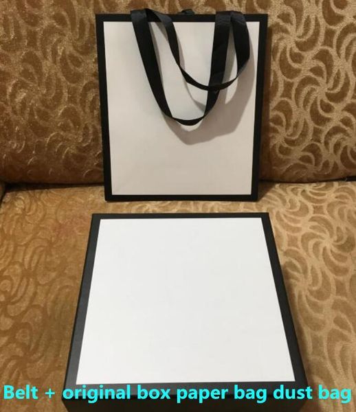 

perfect match men women black belts bronze buckle belt designers real leather good belt with gift box paper bag dust bag, Silver