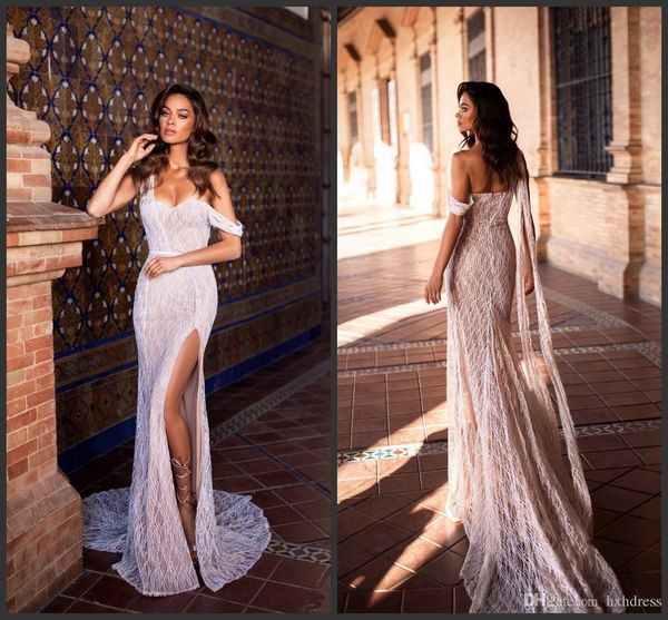 

2019 new front split evening dresses v neck backless mermaid prom dresses abendkleid with lining red carpet celebrity dresses, Black;red