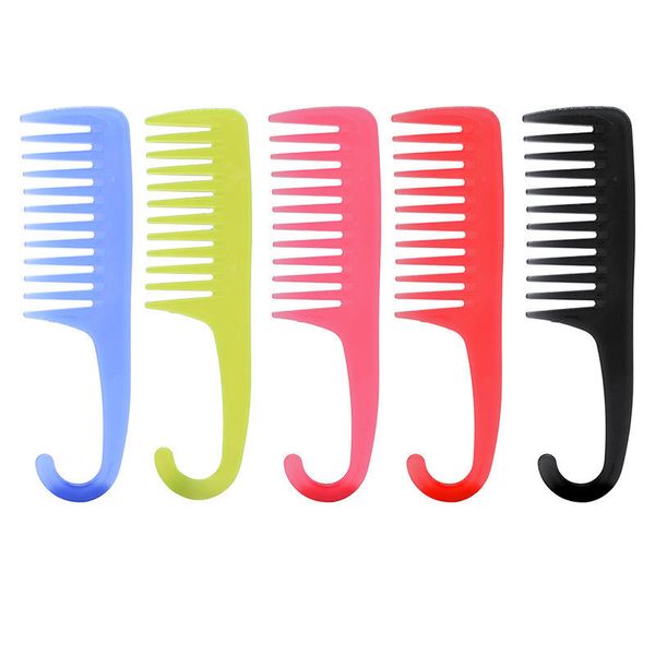 

профессионального волос styling парикмахерской душ co широкий зуб detangler влажная щетка для волос расческа, Silver