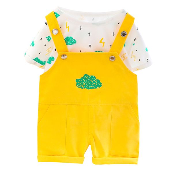 

повседневная одежда baby girl летняя одежда хлопок top ремень шорты комплект для новорожденных девочки комплекты 1-й день рождения эпикировк, White