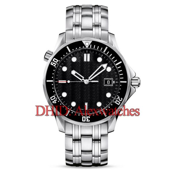 

luxury watch sport mens designer watches 8215 automatic watch 316l full steel case bracelet ceramic bezel black dial watches montre de luxe, Slivery;brown