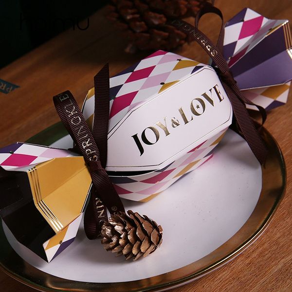 

10pcs romantic box wedding favor candy chocolate gift packaging box festival party supplies sugar baking packing boxes