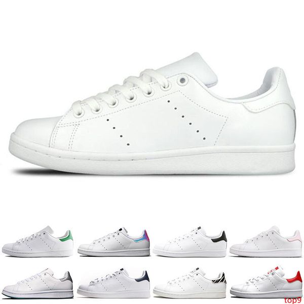 

2019 new smith men women stan shoes black white red blue silver pink smith sneakers casual shoes leathe size 36-44