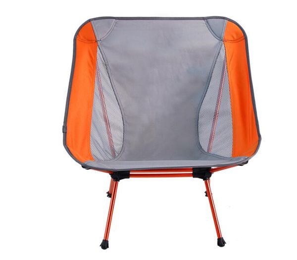 

портативный складной шезлонгами открытый кемпинг стул оранжевый серый цвета варианты оксфорд ткань из алюминиевого сплава барбекю сад стул