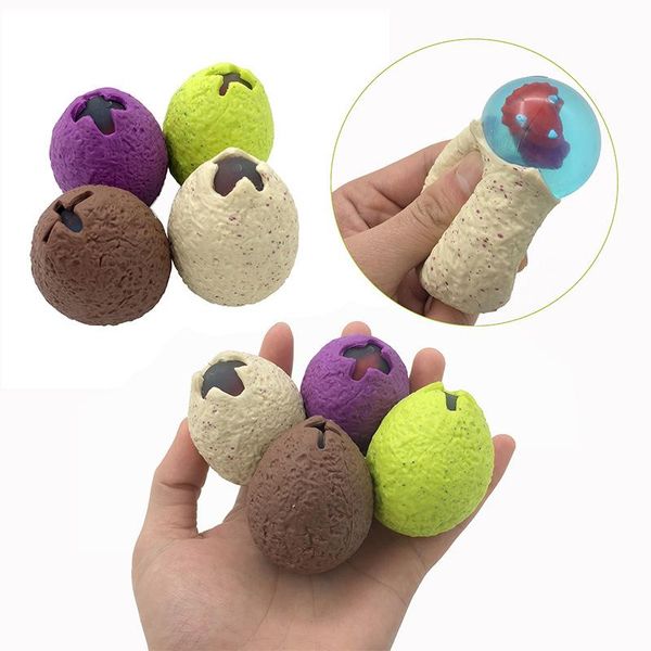 

anti stress dinosaur egg novelty fun splat grape venting balls squeeze stresses reliever gags practical jokes toy funny gadgets kids toys