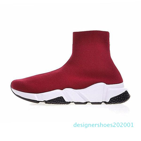 

2018 new designer socks shoes speed trainer men running shoes speed trainers sock race runners women sports shoe luxury shoes size 36-45 d01, Black