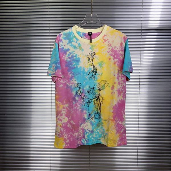 

мужская и женская футболка сращивание печати короткий рукав ранняя весна новая двойная нить тонкой хлопчатобумажной ткани цифровой процесс п, White;black