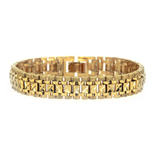 

кубинские звеньевые цепи персонализированный любителей браслет смотреть стиль мужские и женские геометрические аксессуары браслет, Silver