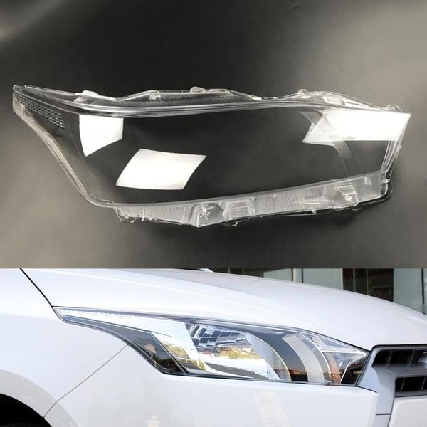 

for yaris 2014 2015 car headlight headlamp clear lens replace front auto shell cover