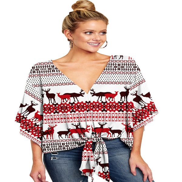 

summer v-neck knotted shock pink bat sleeve womens black wrap purple blouse vybts, White