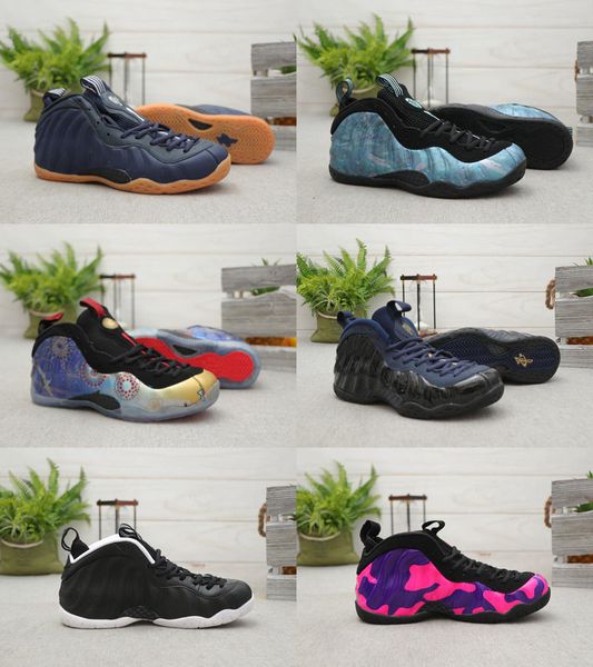 

penny hardaway men basketball shoes knicks obsidian glitter purple camo hyper cobalt dr.doom snakeskin trainers sport shoes sneakers