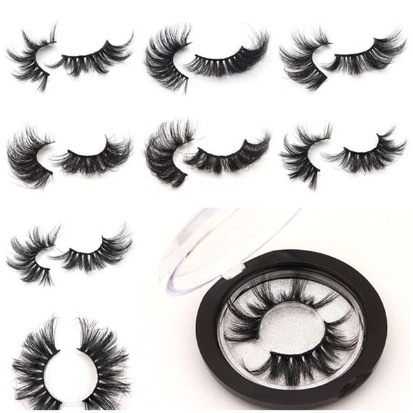 

new 25mm 3d mink eyelash 5d mink eyelashes natural false eyelashes big volumn mink lashes luxury makeup dramatic lashes