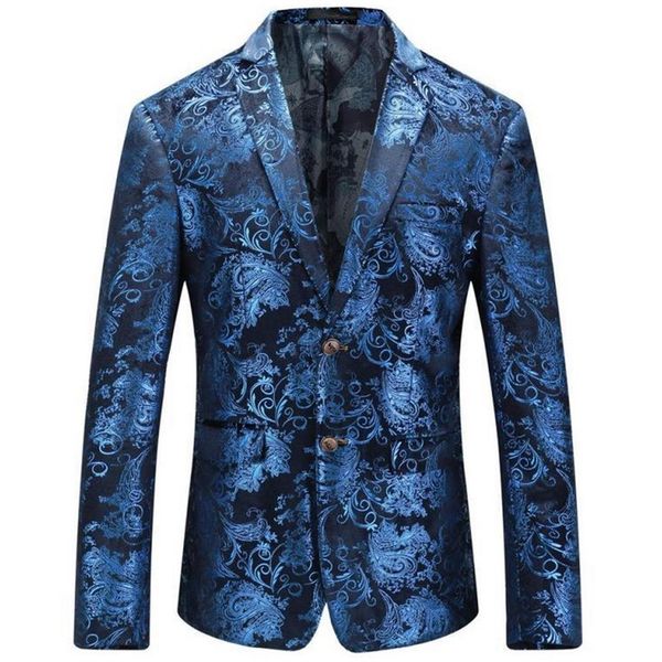 

men blazer new spring fashion print brand slim fit men blazers, White;black