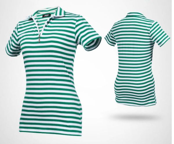 

2017 new lady's golf t-shirts qucik dry polo shirt