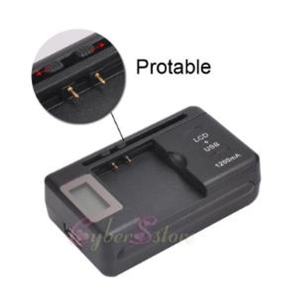 

cyberstore универсальный жк-экран usb ac телефон батарея литий-ионный главная док-станция путешествия зарядное устройство для samsung galaxy