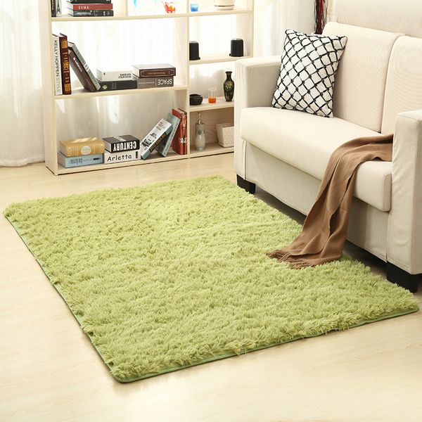 

super soft крытый современный шэг площадь silky smooth fur коврики пушистый коврики противоскольжения