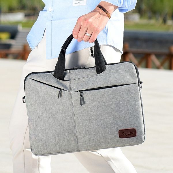 

new men's business briefcase simple casual cross body bag men's bag 14 inch lapladies commuter