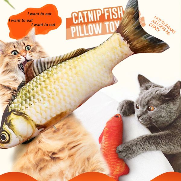 

toy fish pet cat fish shape interactive cats chewing toys cat kicke-fish toy