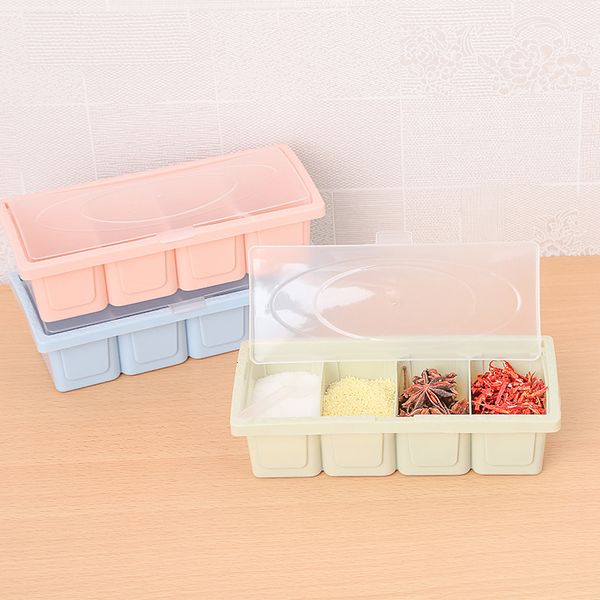 

plastic to flavor pot to flavor bottle & can suit kitchen dress seasoning saltcellar seasoning pot box