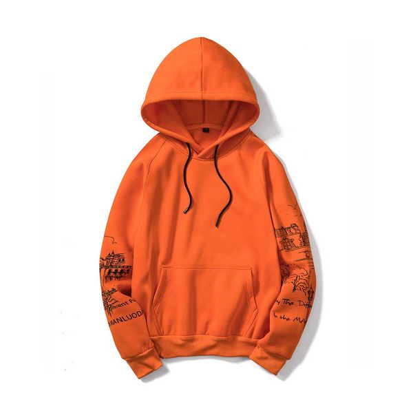 

mens fashion brand printing pullovers luxury natural color hoodies long sleeve 2020 designer new style sweatershirt explosion, Black