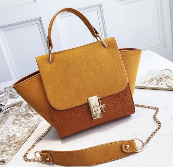 

fashion european style women handbags pu leather bag women designer handbag ladies large shoulder messenger bags tote bags frosted bag/5