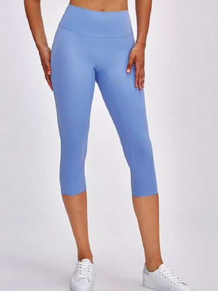 

lu-09 women align shr crop no embarrassment line solid color skin-friendly nude 7-point pants fitness leggings gym running workout yoga pant, White;red